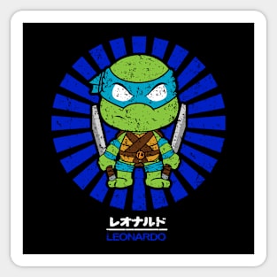 leonardo retro japanese Sticker